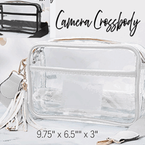 Marcus HS Clear Crossbody Camera Bag