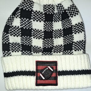 Beanie B&W Buffalo Check